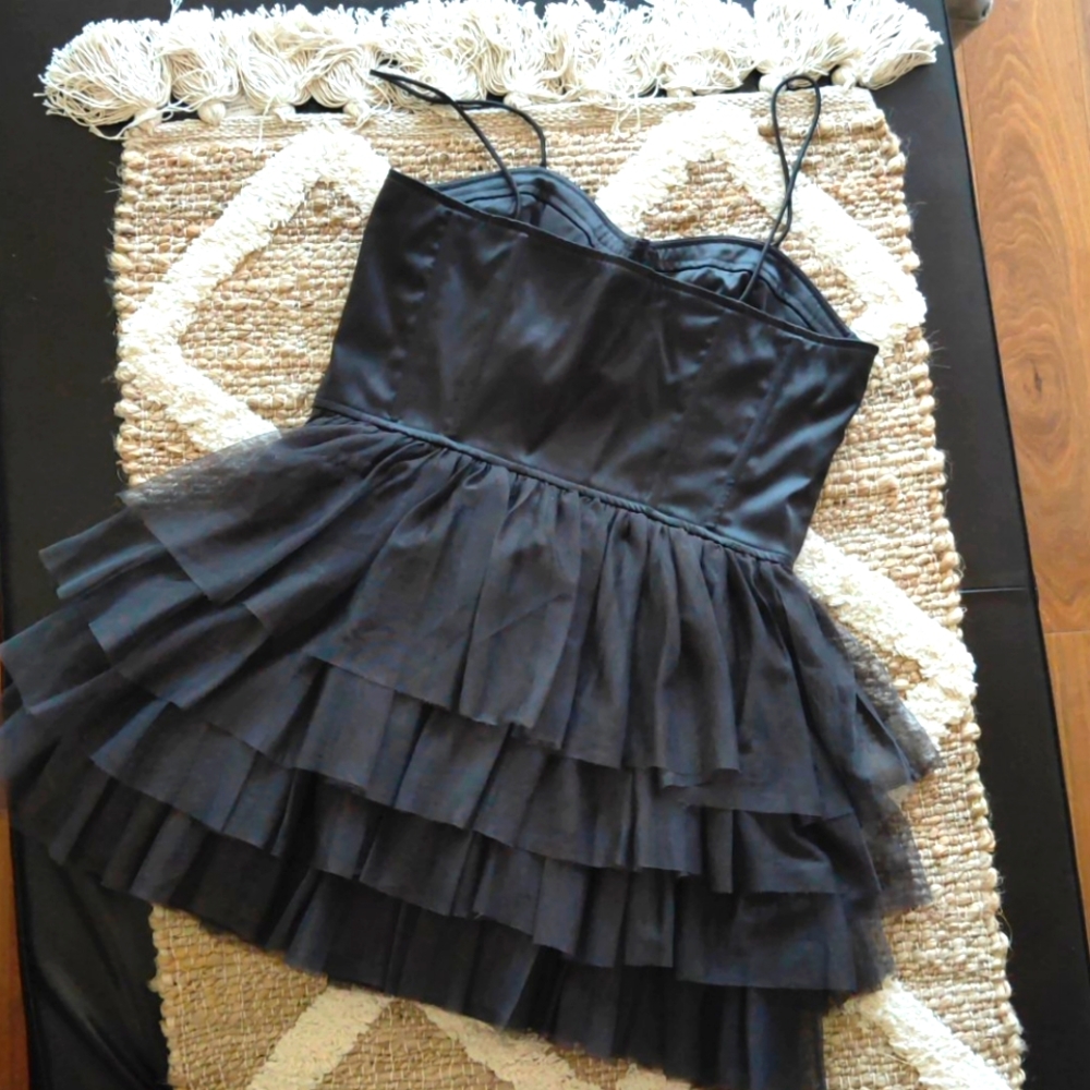 80s' black club popup skirt - Picture 2 of 4